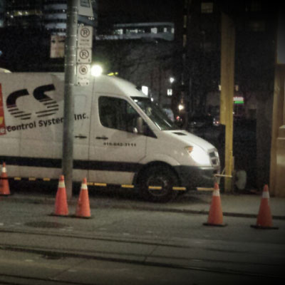 CCS Fibre Optics Service Vehicles In Action